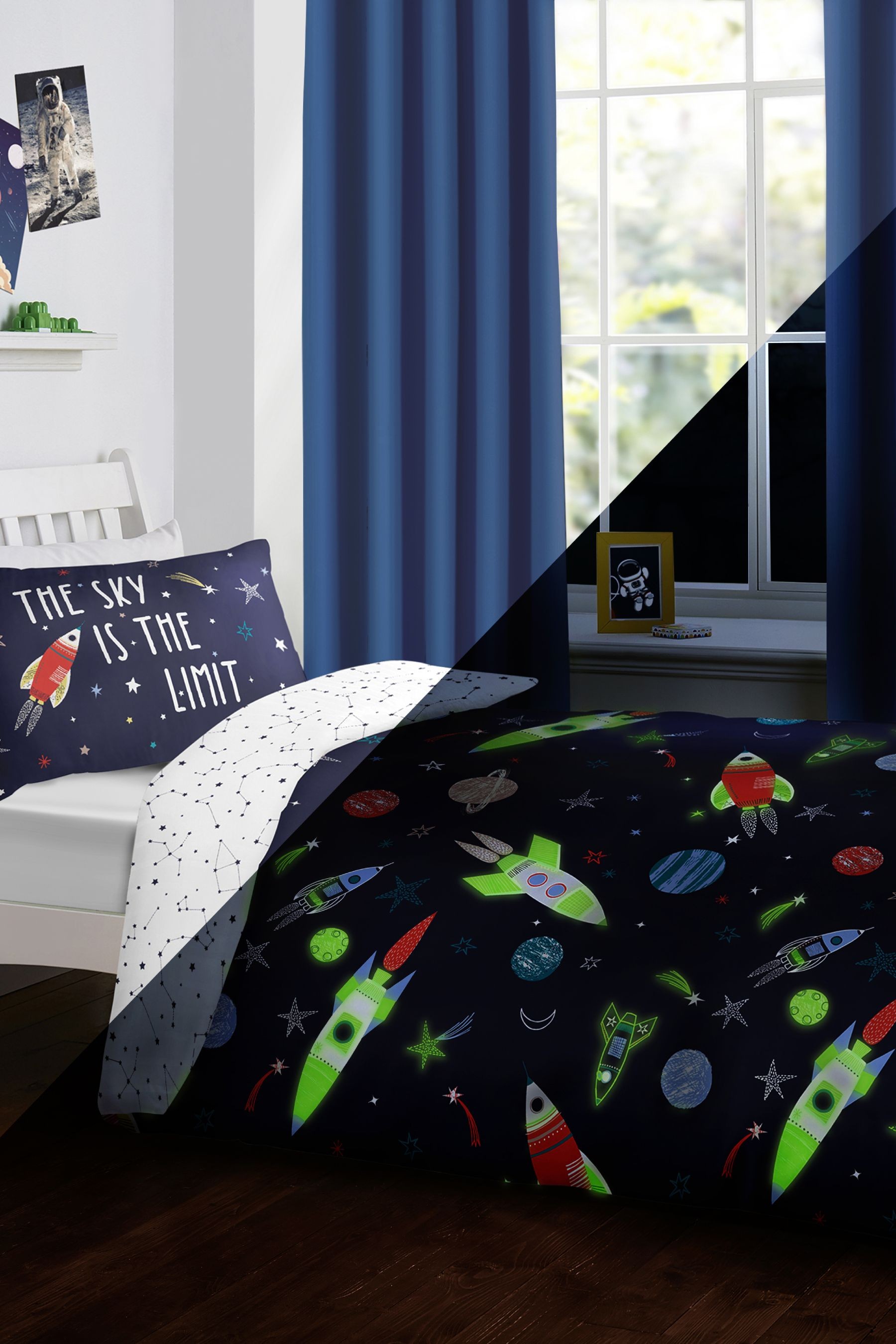 Bedlam Space Duvet Cover and Pillowcase Set