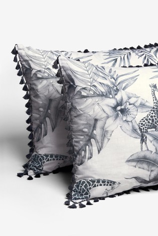 Floral Safari Duvet Cover and Pillowcase Set