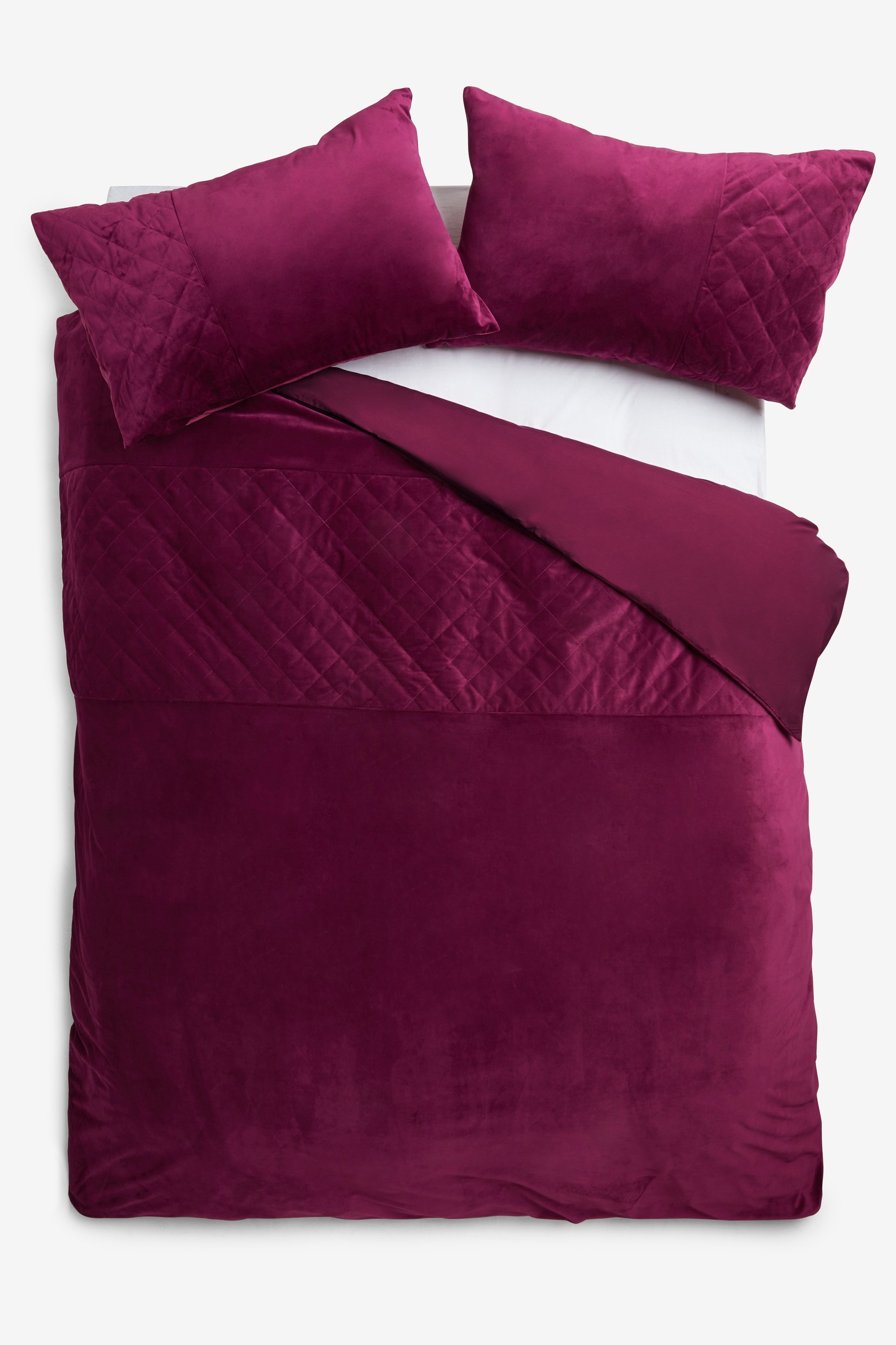 Hamilton Velvet Duvet Cover And Pillowcase Set