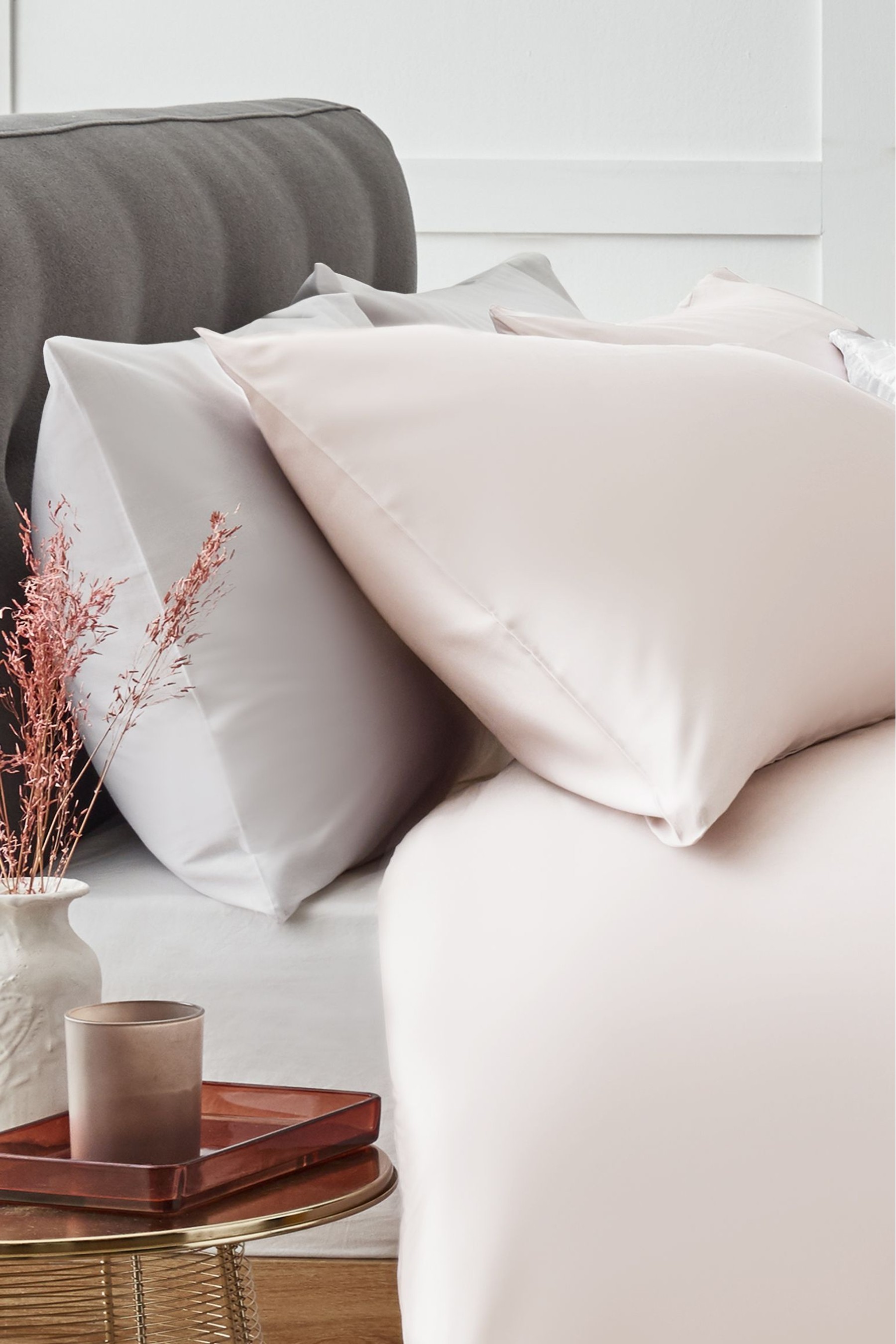 Collection Luxe 400 Thread Count 100٪ Egyptian Cotton Sateen طقم من غطاء لحاف وغطاء وسادة</br>