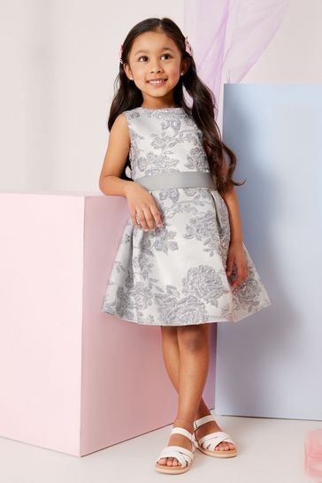 Lipsy Mini Jacquard Belted Dress