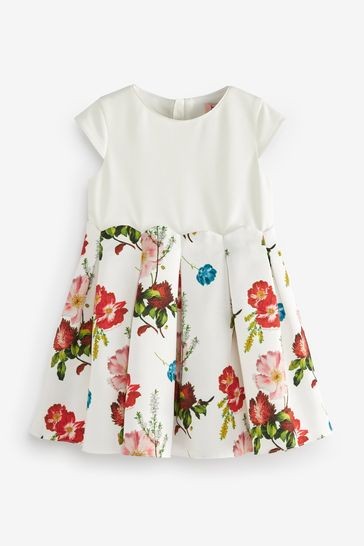 Baker by Ted Baker White Floral Dress