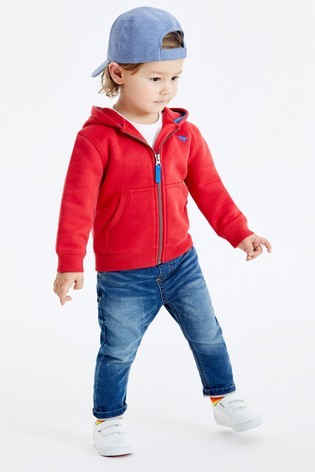 Essential Zip Through Hoodie (3mths-7yrs)