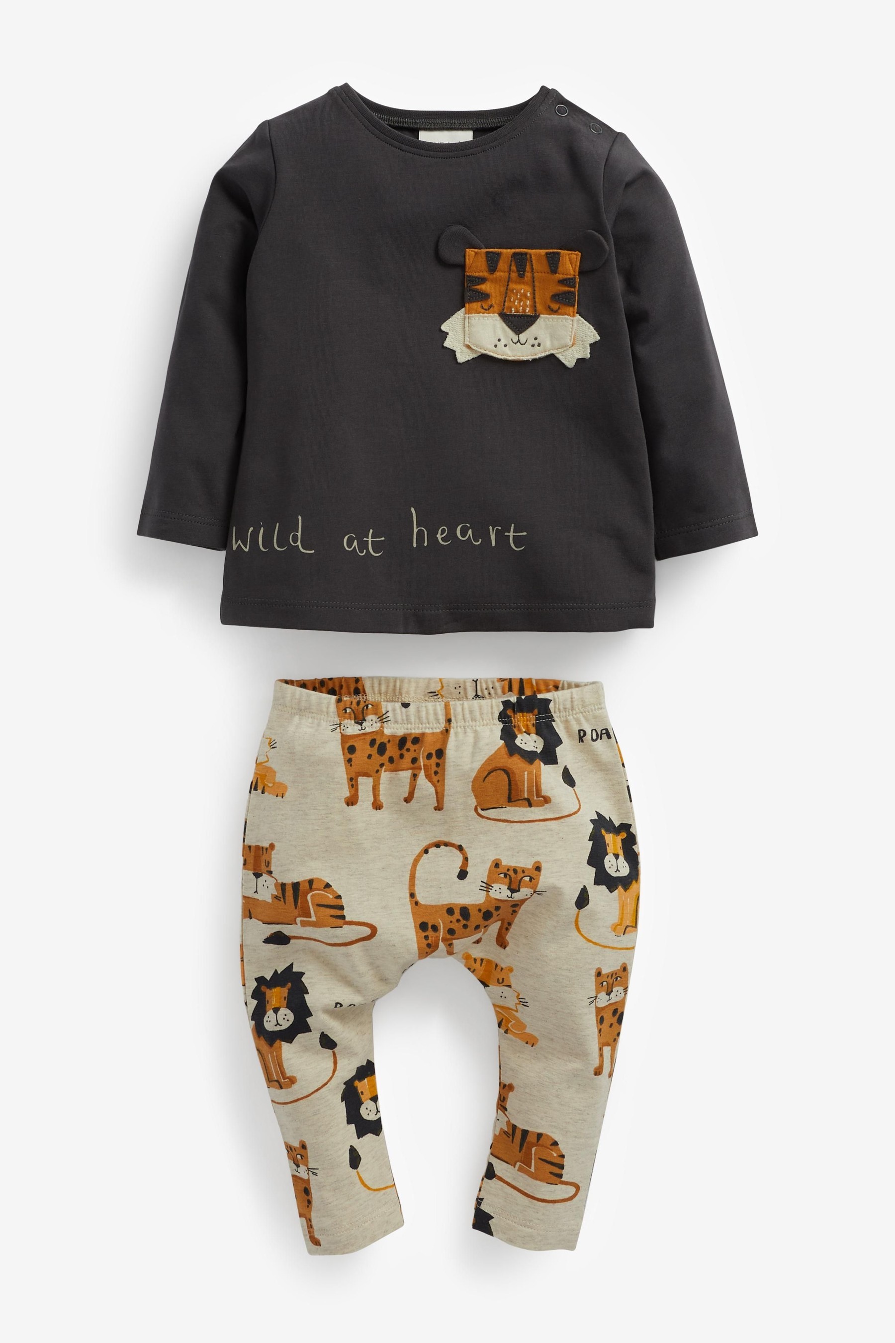 Baby 2 Pack T-Shirt & Leggings Set (0mths-3yrs)