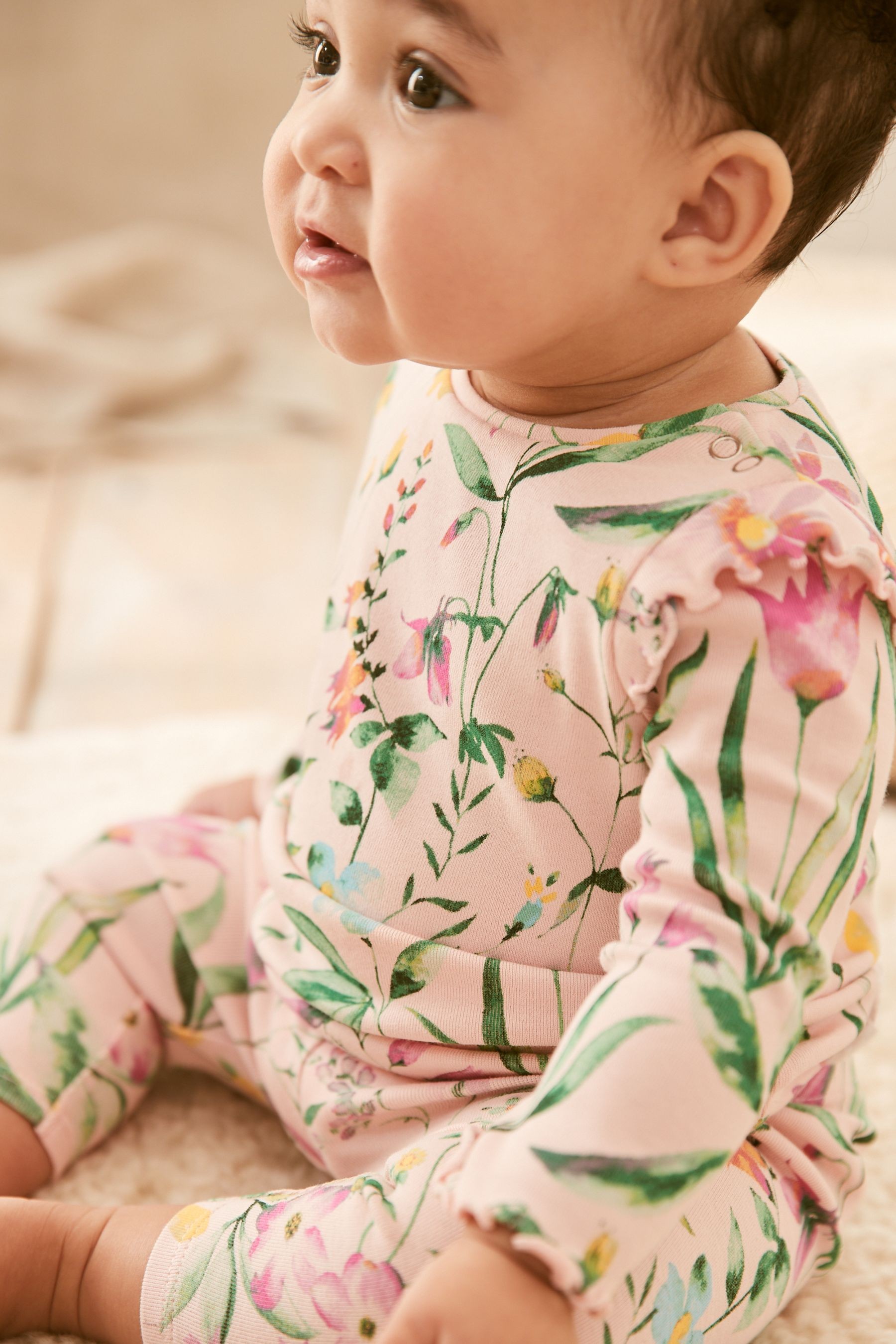 Baby 2 Piece Floral Top & Leggings (0mths-2yrs)