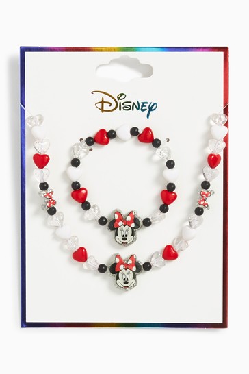 Minnie Mouse Beaded Jewellery Set