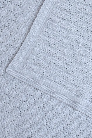 Pointelle Baby Blanket