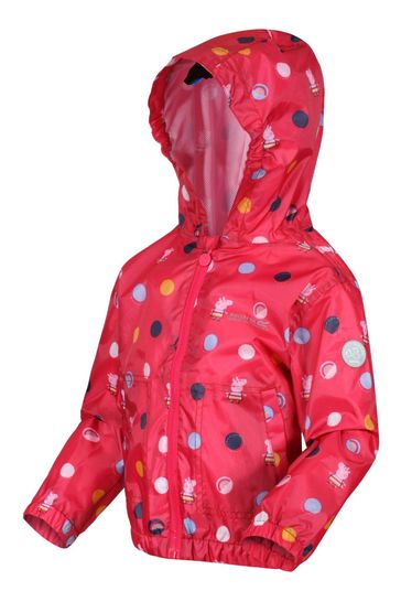 Regatta Pink Peppa Pig™ Muddy Puddle Waterproof Jacket