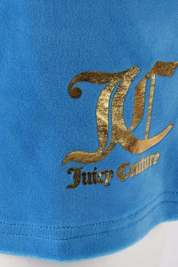 Juicy Couture Blue Velour Shorts