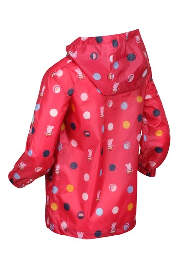 Regatta Peppa Pig™ Pink Waterproof Pack-It Jacket