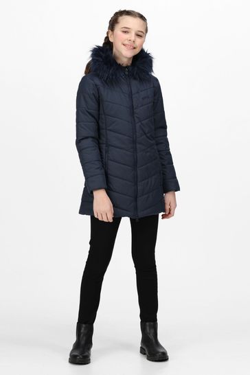 Regatta Fabrizia Insulated Longline Blue Jacket