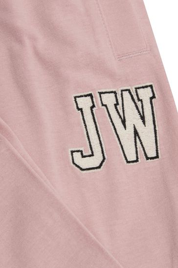 Jack Wills Pink Over The Head Hoodie and Joggers Leisure Set