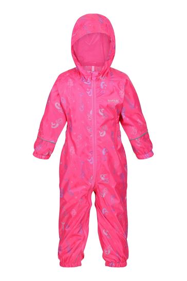 Regatta Pink Pobble Waterproof Puddlesuit