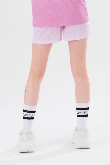 Hype. Girls Pink Speckle Fade Script Short Pyjamas