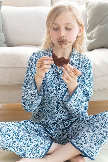 Cyberjammies Leaf Print Long Sleeved Pyjamas