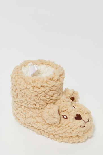 Lipsy Bear Bootie Slipper (Younger)