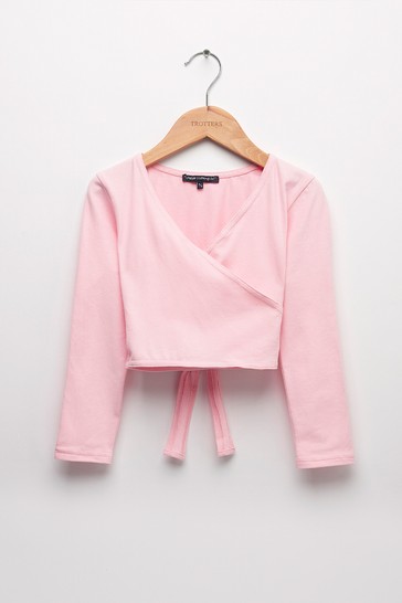 Trotters London Pink Ballet Cardigan