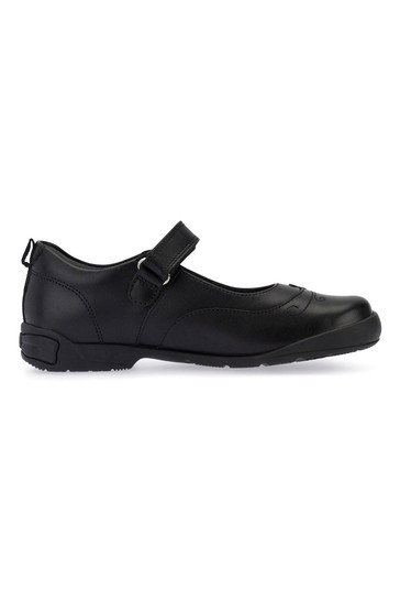 Start-Rite Pump Black Leather Mary Jane School Shoes