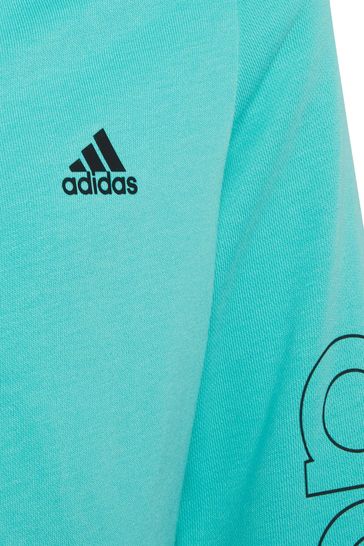 adidas Girls Linear Zip Through Hoodie