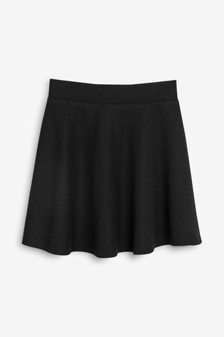 Jersey Pull-On Waist School Skater Skirt (3-17yrs)