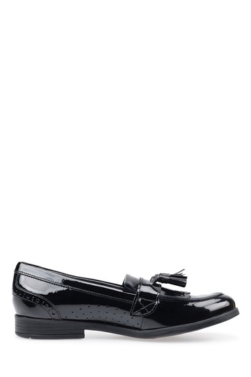 Start-Rite Sketch Black Patent Leather School Shoes Wide Fit