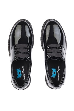 Start-Rite Impact Black Patent Leather School Shoes