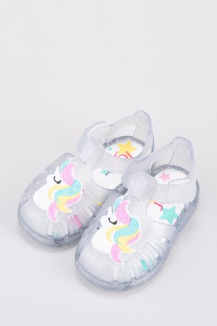 Igor Clear Tobby Natural Unicornio Glitter Sandals