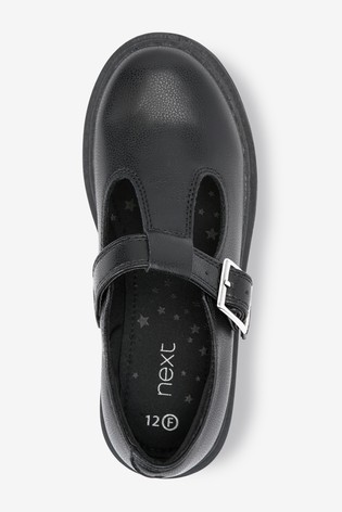 School Chunky Sole T-Bar Shoes