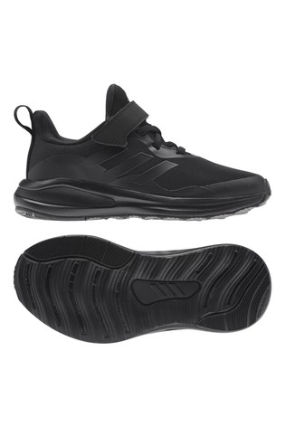 adidas Black Fortarun Youth + Junior Trainers