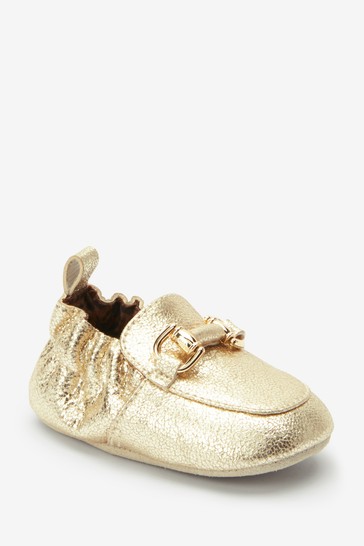 Leather Slip-On Baby Loafers (0-18mths)