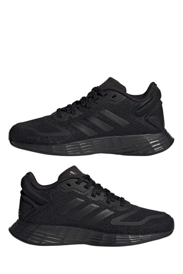 adidas Black Duramo 10 Youth & Junior Lace Trainers