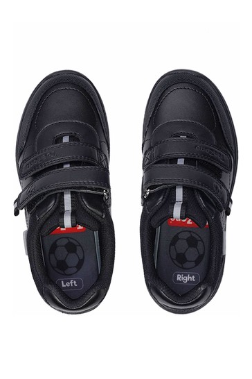 ToeZone Black Football Novelty School Shoes