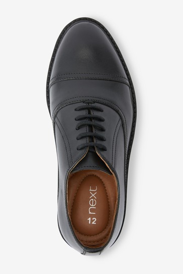 Leather Oxford Toe Cap Shoes