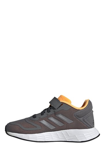 adidas Khaki Green Duramo 10 Youth & Junior Strap Trainers