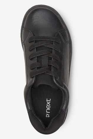 School Leather Lace-Up Shoes