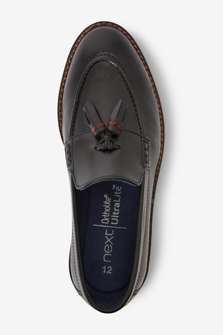 Leather Tassel Loafers