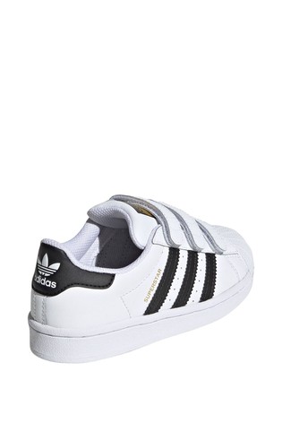 حذاء رياضي Superstar Velcro Junior من adidas Originals