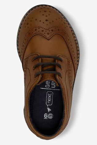 Leather Brogues Wide Fit (G)