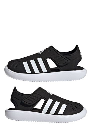 adidas Junior Black Adilette Sandals