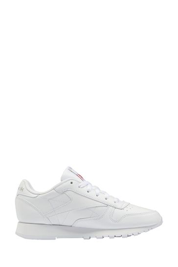 Reebok Womens White Classic Leather Trainers