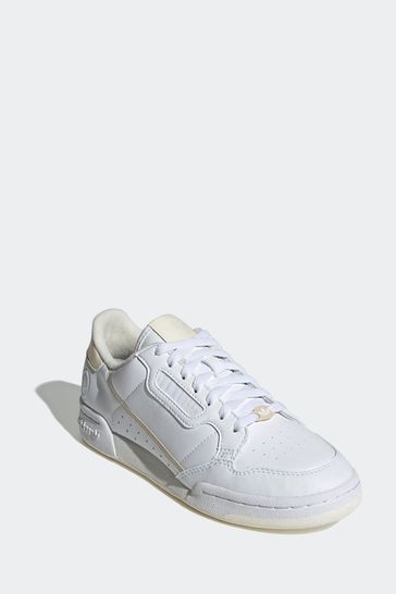 adidas Womens White Continental 80 Vegan Trainers