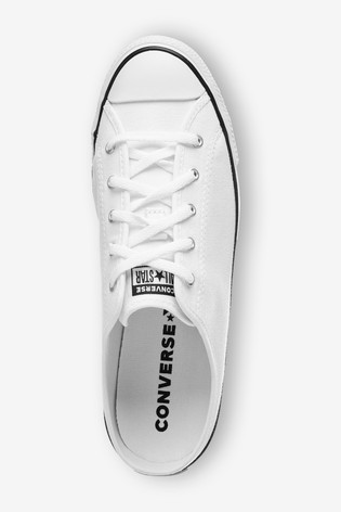 Converse White Dainty Mules