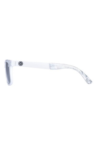 Hype. White Folder Square Frame Sunglasses