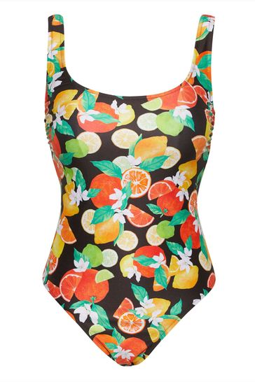 Figleaves Citrus Underwired Tummy Control Swimsuit