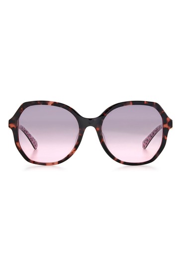 kate spade new york Lourdes Tortoiseshell Brown Sunglasses