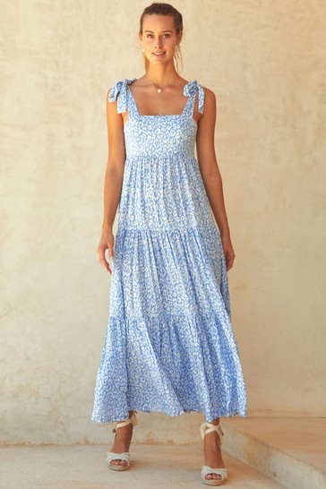 Aspiga Blue Tabitha Maxi Dress