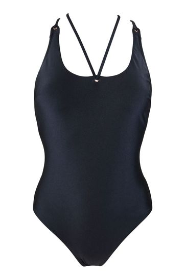 Pour Moi Monaco Strapped Eyelet Swimsuit