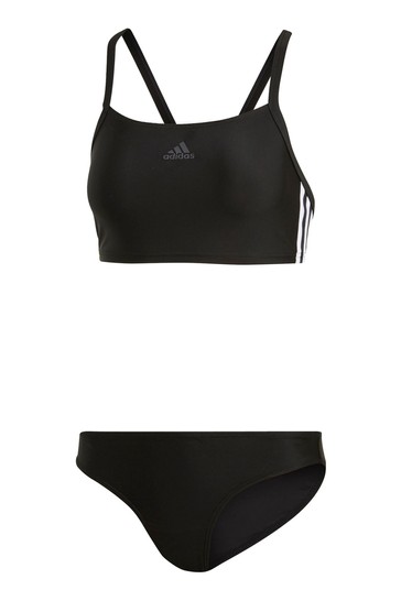 adidas Black 3 Stripe Bikini