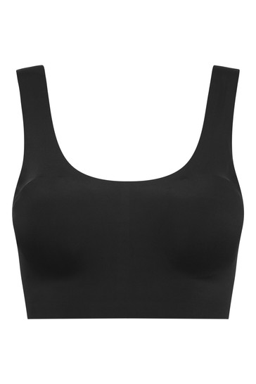 Anya Madsen Black Bonded Crop Top