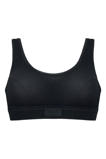 Sloggi Black Double Comfort Top Non Wired Bra